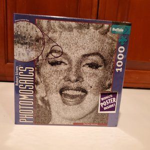 Marilyn Monroe Puzzle Photomosaics Bonus Poster Robert Silvers